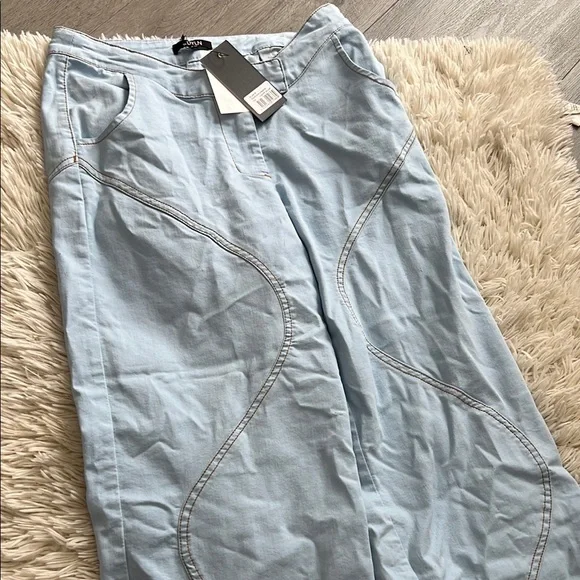 BY.DYLN Ramona Wide Leg light blue